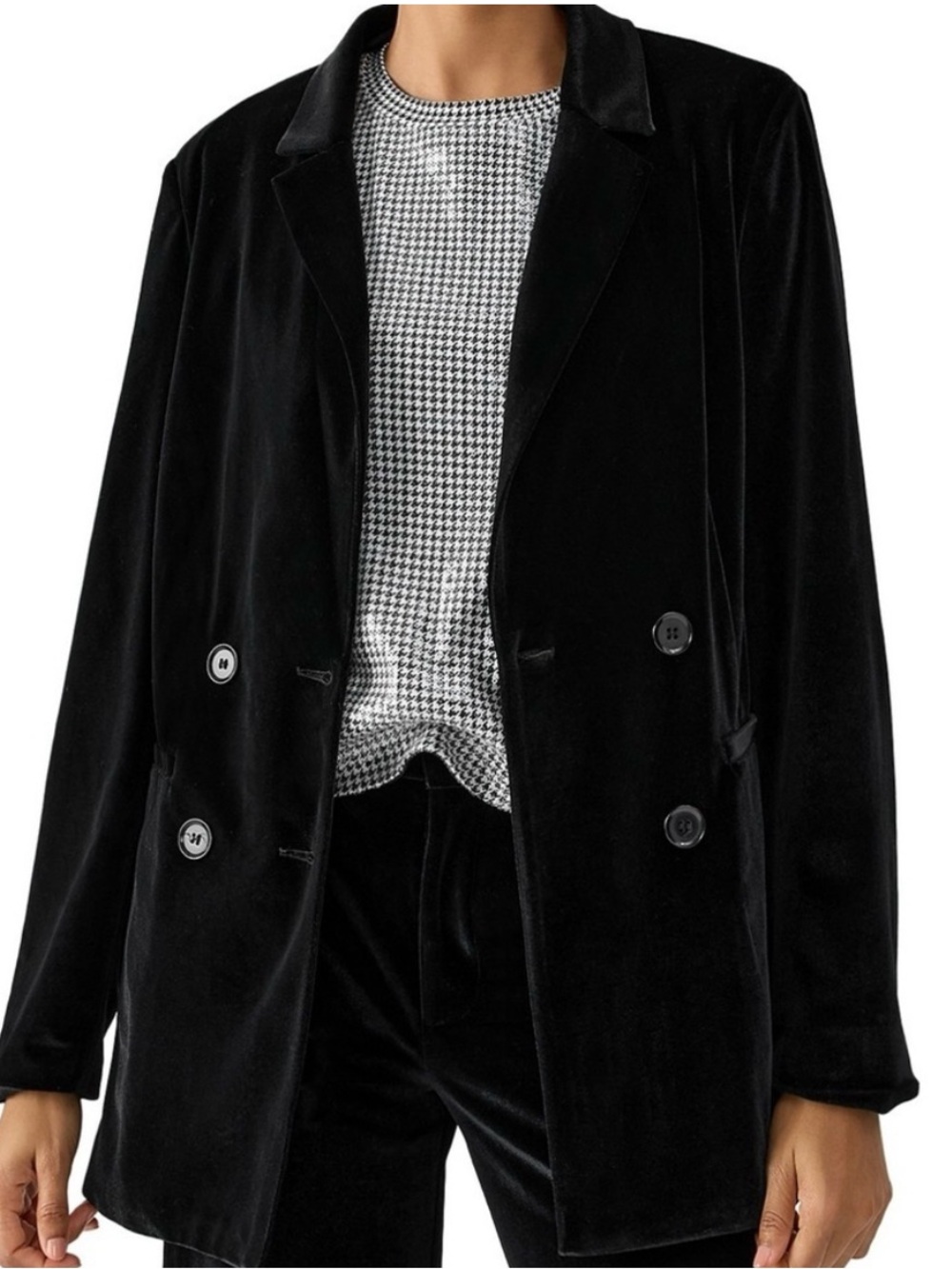 *NEW* Sanctuary Bridget Velvet Double Breasted Blazer